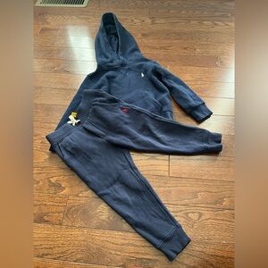 Polo by Ralph Lauren Kids Navy Sweatpants & Hoodie Set